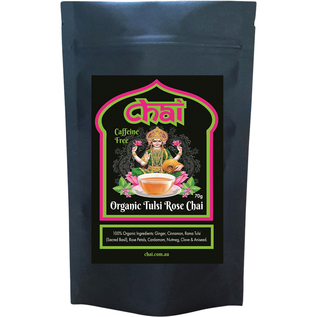 Organic Tulsi Rose Chai