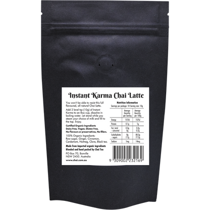 Instant Karma Organic Chai Latte