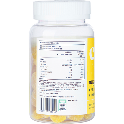 Apple Cider Vinegar Gummies Sugar Free