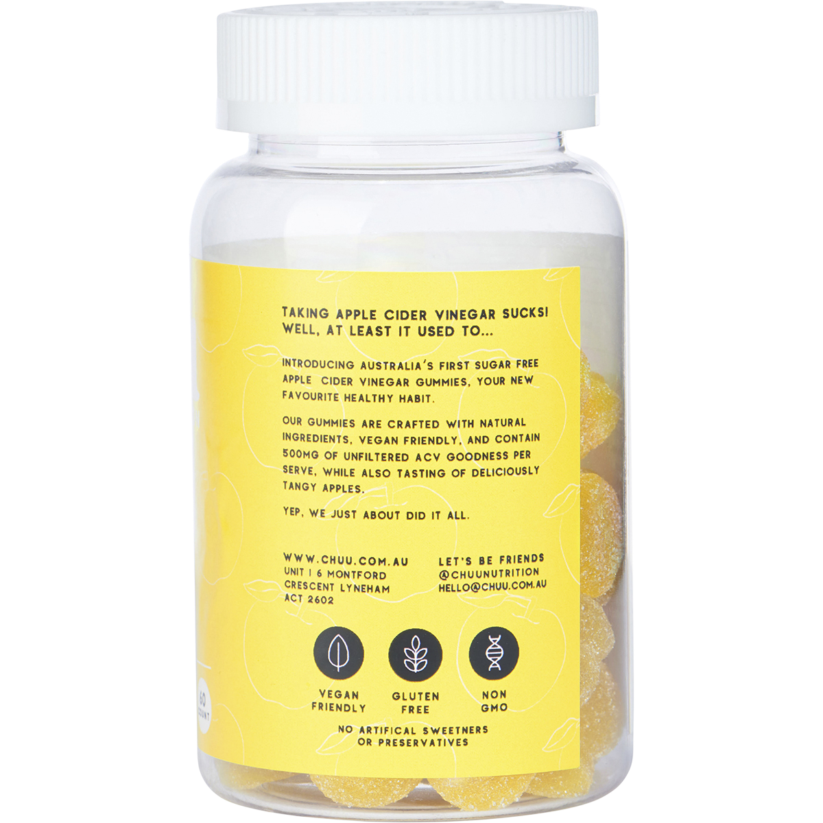 Apple Cider Vinegar Gummies Sugar Free