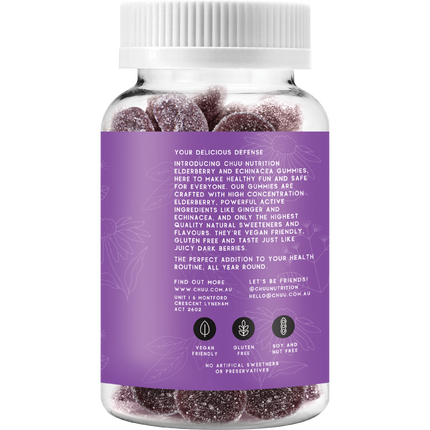 Elderberry and Echinacea Gummies 99% Sugar Free