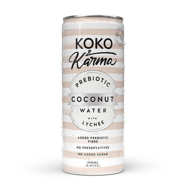Koko & Karma Coconut Water - Prebiotic Lychee 250ml