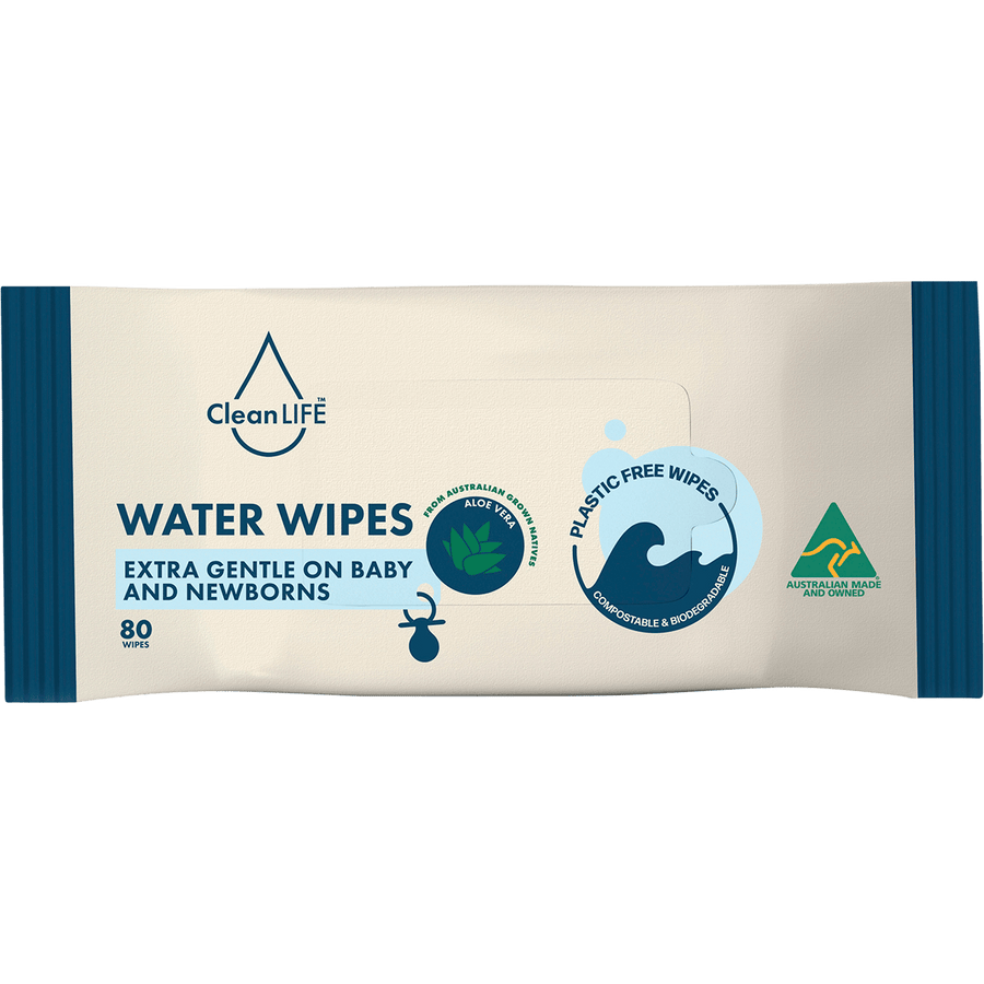 Water Plastic Free Wipes Extra Gentle Baby and Newborns