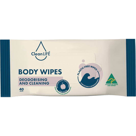 Body Plastic Free Wipes Deodorising and Cleaning