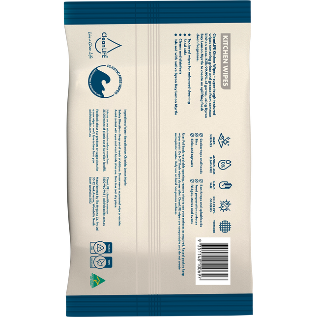 Kitchen Plastic Free Wipes Food Safe
