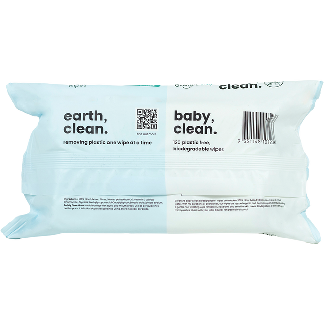 Baby Clean Extra Gentle Plastic Free Wipes
