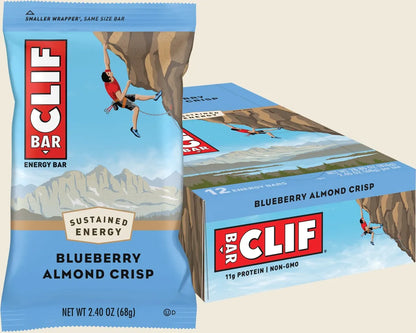 CLIF Energy Bar Blueberry Almond Crisp 12x68g