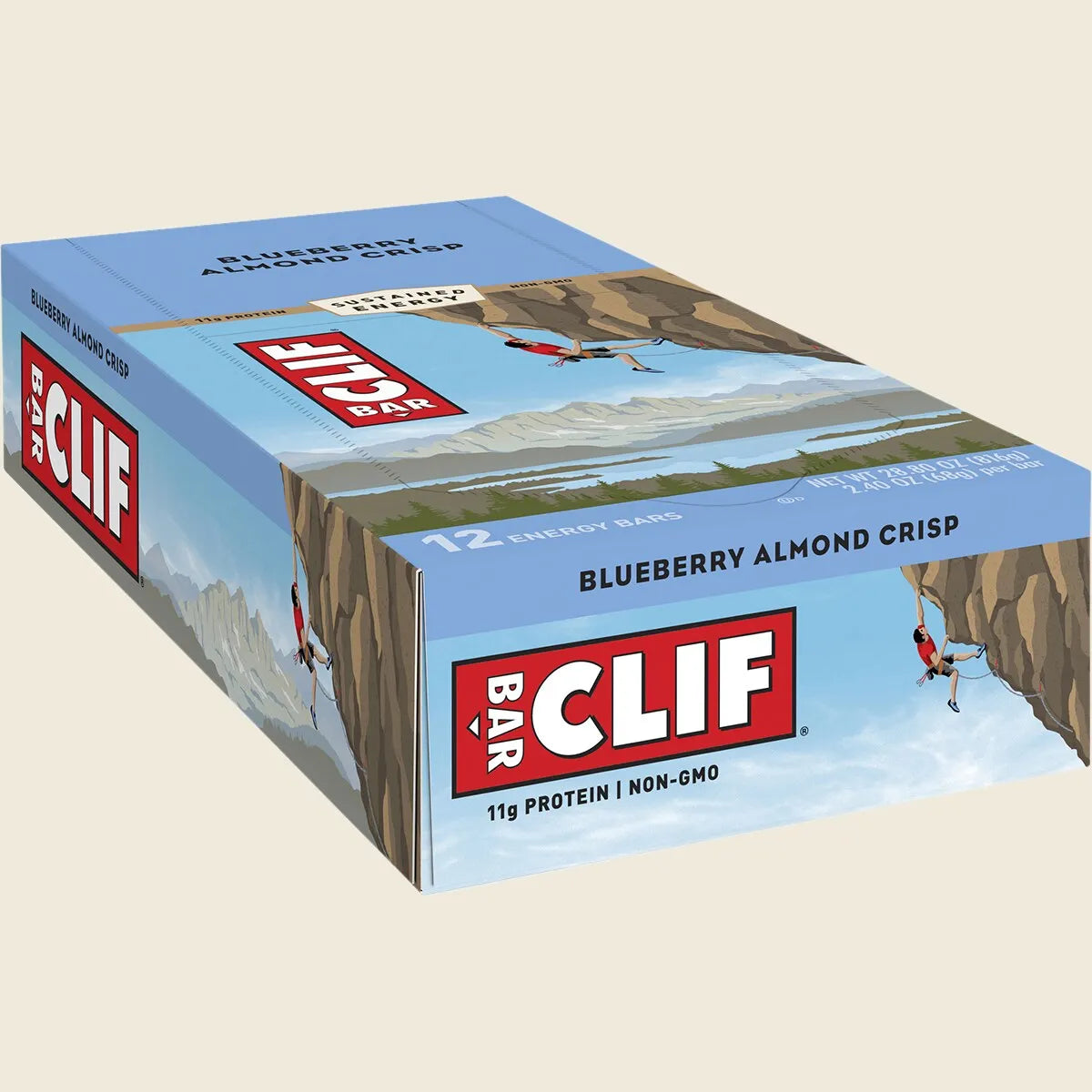 CLIF Energy Bar Blueberry Almond Crisp 12x68g