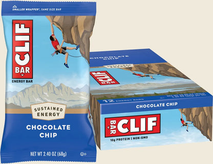 CLIF Energy Bar Chocolate Chip 12x68g