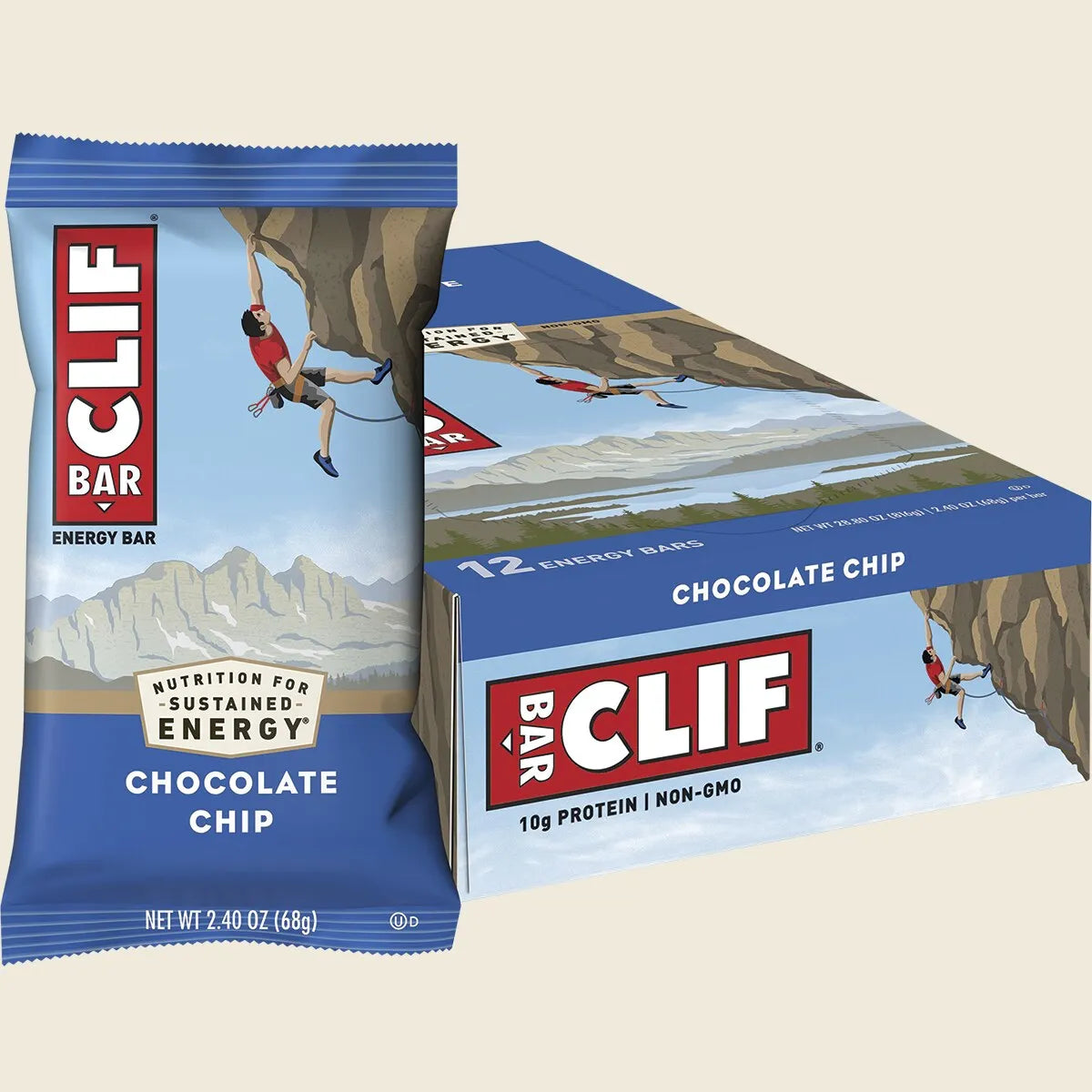 CLIF Energy Bar Chocolate Chip 12x68g