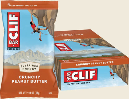 CLIF Energy Bar Crunchy Peanut Butter 12x68g