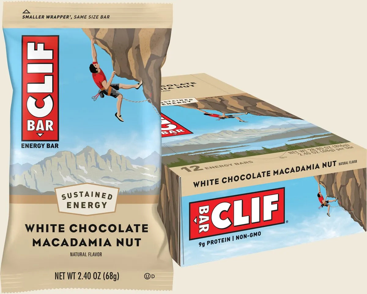 CLIF Energy Bar White Chocolate Macadamia 12x68g