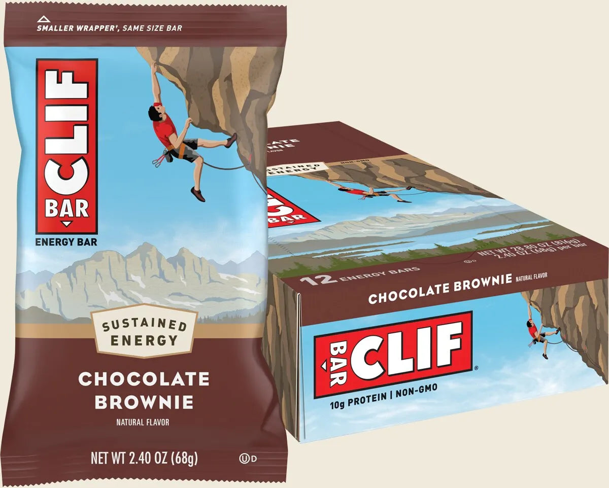 CLIF Energy Bar Chocolate Brownie 12x68g
