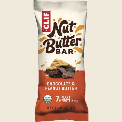 CLIF Nut Butter Bar Chocolate & Peanut Butter 12x50g