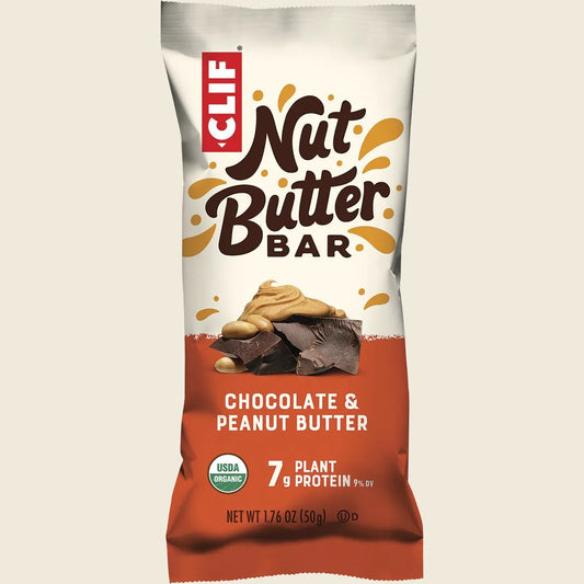 CLIF Nut Butter Bar Chocolate & Peanut Butter 12x50g