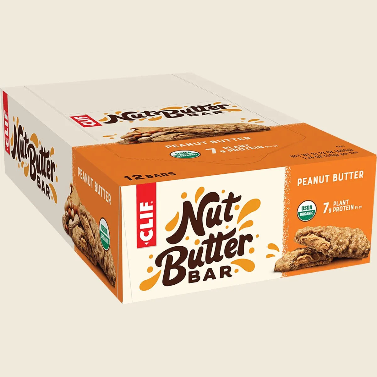 CLIF Nut Butter Bar Peanut Butter 12x50g