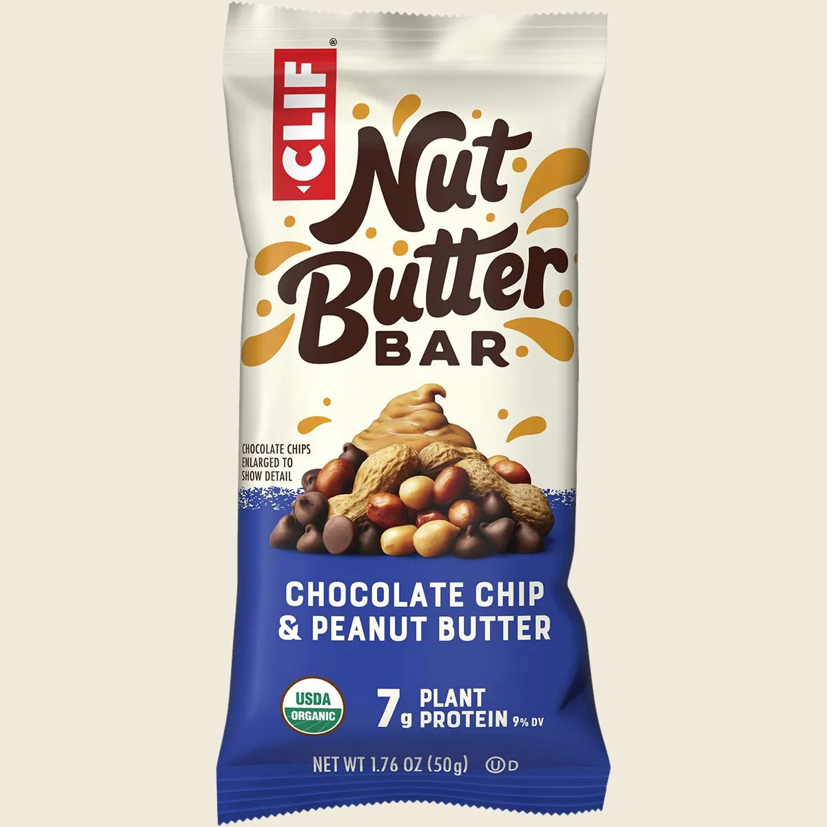 CLIF Nut Butter Bar Chocolate Chip & Peanut Butter 5x50g