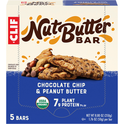 CLIF Nut Butter Bar Chocolate Chip & Peanut Butter