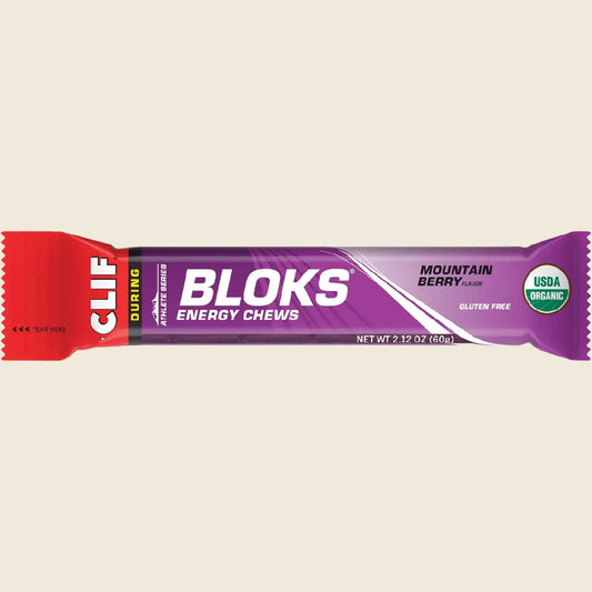 CLIF Bloks Energy Chews Mountain Berry 18x60g