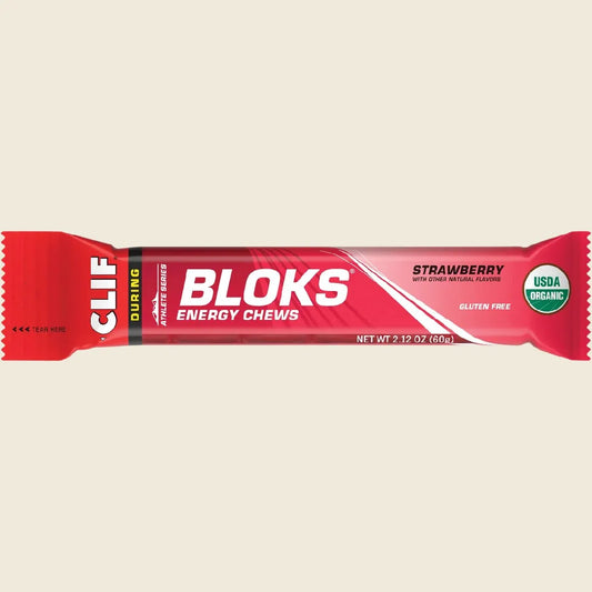 CLIF Bloks Energy Chews Strawberry 18x60g
