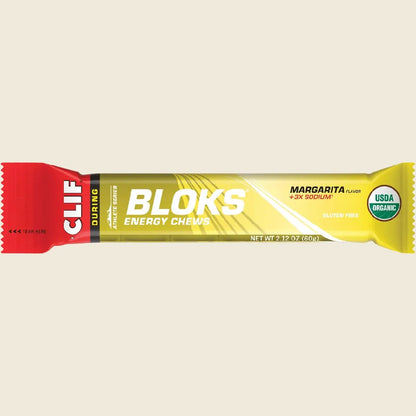 CLIF Bloks Energy Chews Margarita 150mg Sodium 18x60g