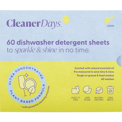 Dishwasher Detergent Sheets Lemon