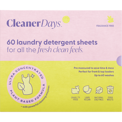 Laundry Detergent Sheets Fragrance Free