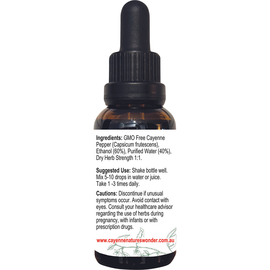 Cayenne Pepper Extract with dropper