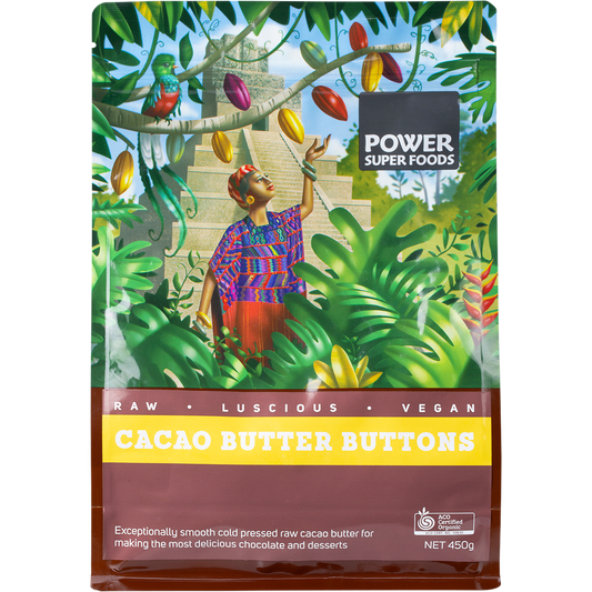 Cacao Butter Buttons Raw Certified Organic