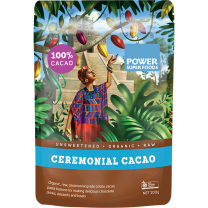 Cacao Paste Buttons Ceremonial Grade Certified Organic