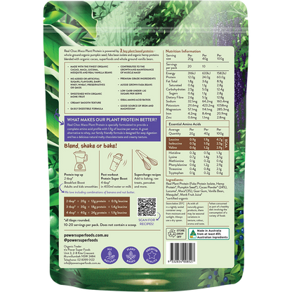 Real Plant Protein Choc Maca