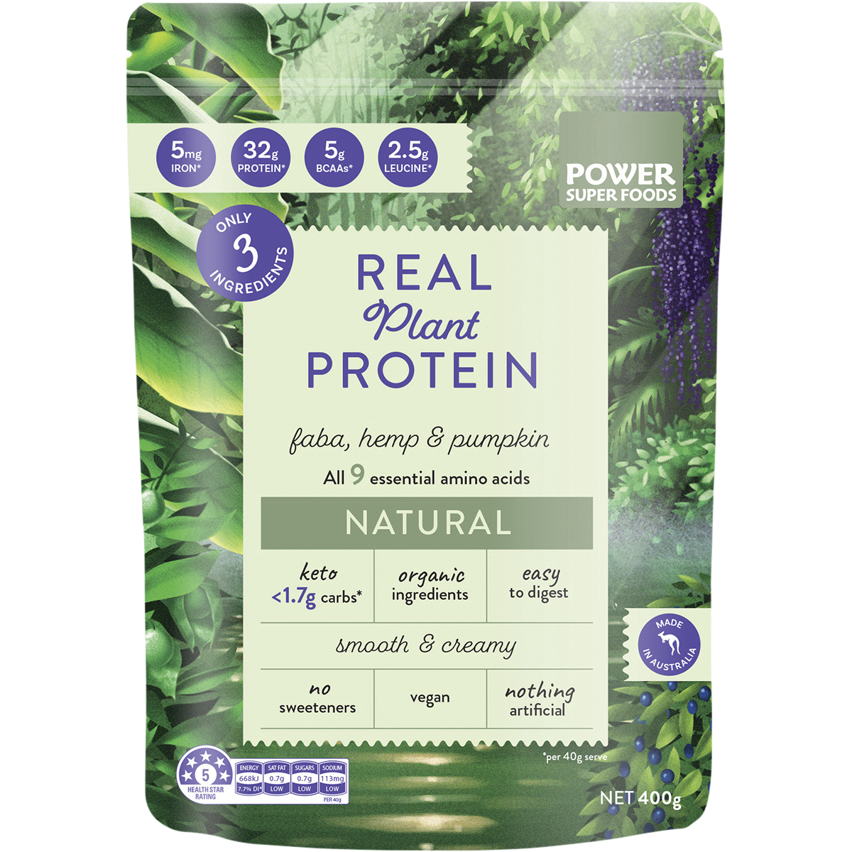 Real Plant Protein Natural