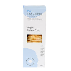 Curiously Cauli Crackers - Plain 70g (Pack of 10)