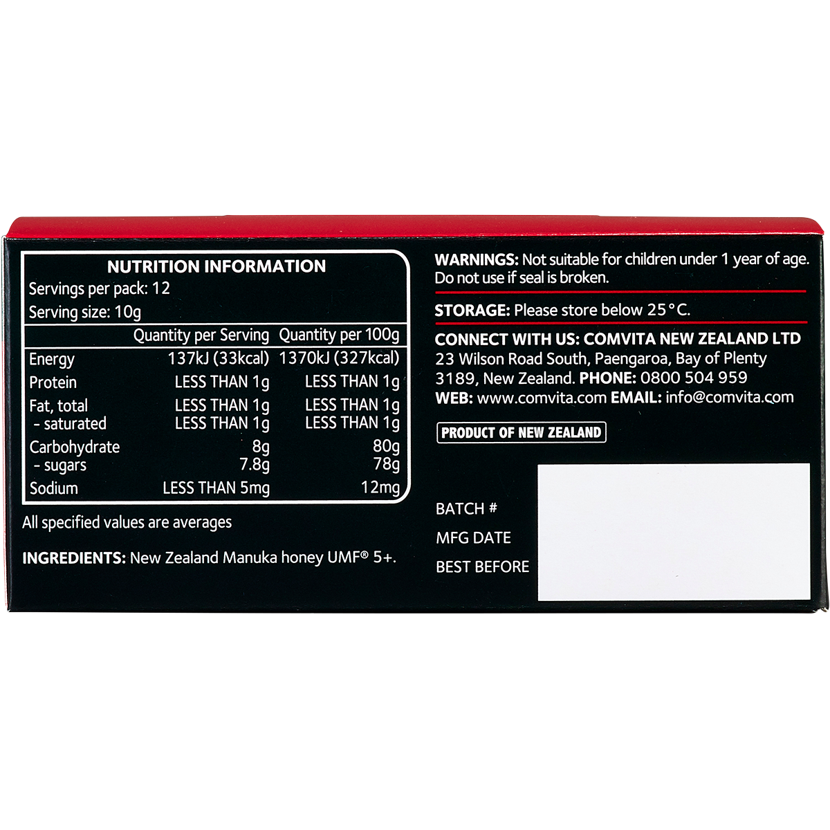 Manuka Honey On The Go UMF 5+