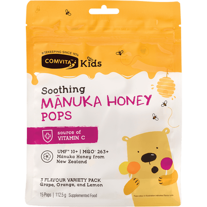 Soothing Manuka Honey Pops Kids 3 Flavour Pack UMF10+
