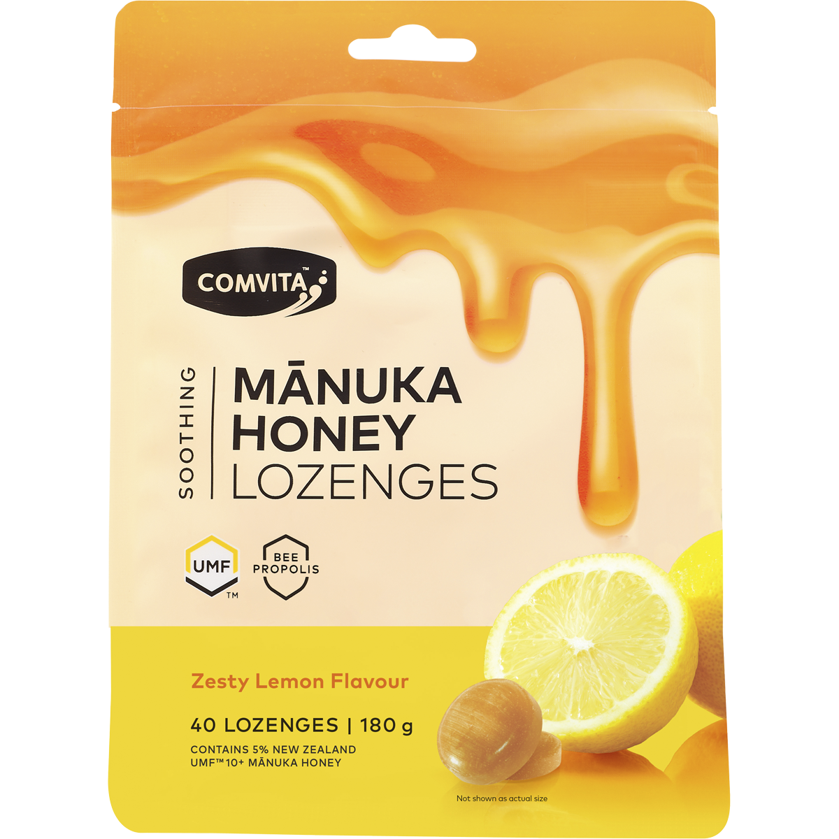 Manuka Honey Lozenges Zesty Lemon
