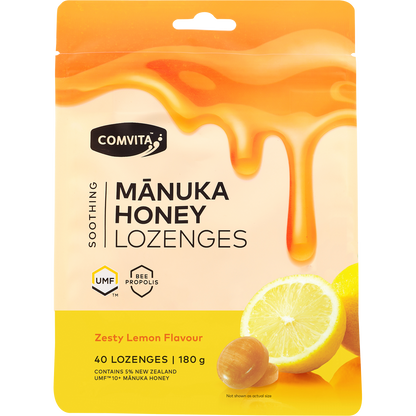 Manuka Honey Lozenges Zesty Lemon
