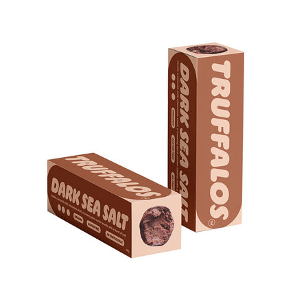 Chow Cacao Truffalos - Dark Sea Salt 4 pack 52g (Pack of 10)