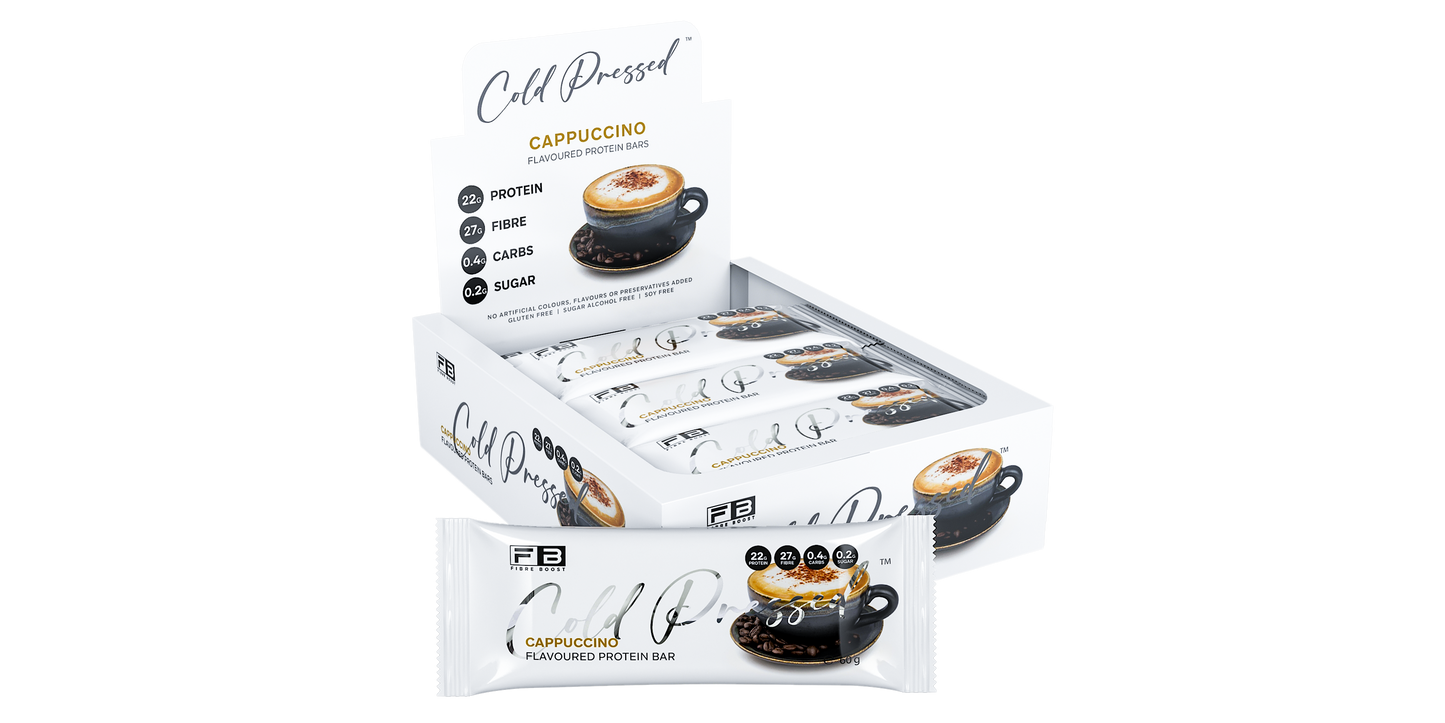Fibre Boost Cold Pressed Cappucino flavoured Protein bar