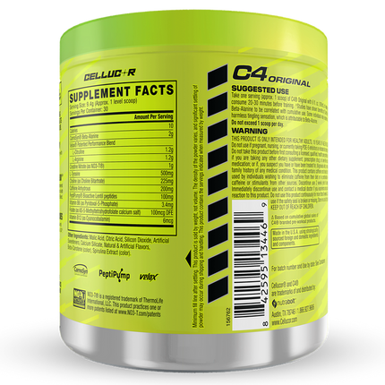 Cellucor C4 Original Pre-workout Sour Green Apple