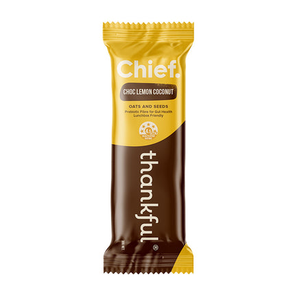 Chief Nutrition Thankful Bar - Choc Lemon Coconut 30g (Pack of 12)