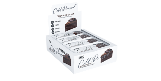 Fibre Boost Cold Pressed Coconut Choc Chip flavoured Protein Bar
