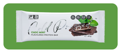 Fibre Boost Cold Pressed Choc Mint flavoured Protein Bar