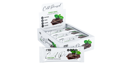 Fibre Boost Cold Pressed Choc Mint flavoured Protein Bar
