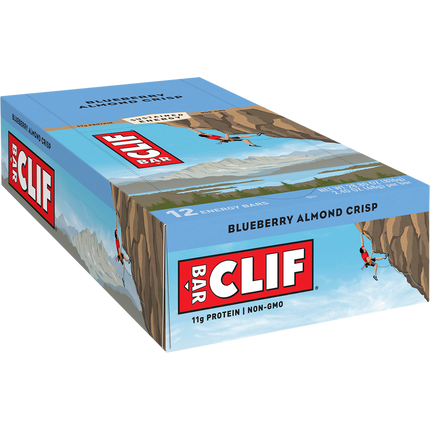 Clif energy bar blueberry almond crisp plant based snack bar