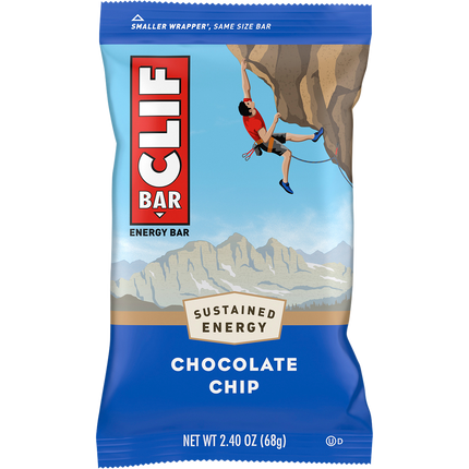 Clif energy bar chocolate chip 12 pack box