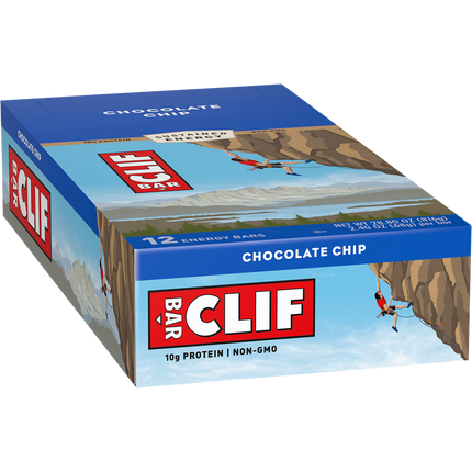 Clif energy bar chocolate chip 12pk plant based snack bars