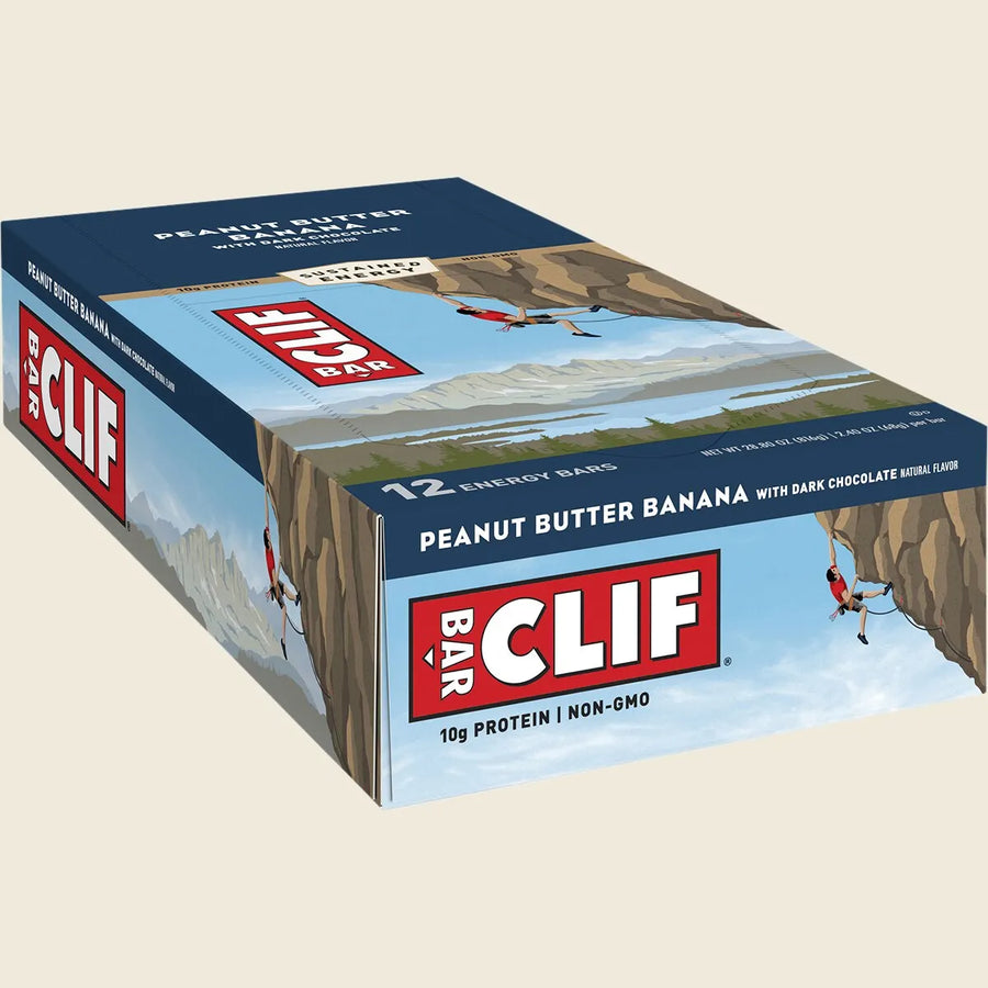 Clif energy bar peanut butter banana pack of 12 bars for performance fuel
