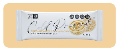 Fibre Boost Cold Pressed Coconut White Choc Almond flavoured Protein Bar