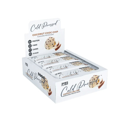 Fibre Boost Cold Pressed Coconut Choc Chip flavoured Protein Bar